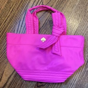 Kate Spade Small/Medium Nylon Tote in bubblegum pink Barbiecore